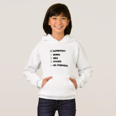 Abschluss der Grundschule Präsidentin Hoodie (Vorne ganz)