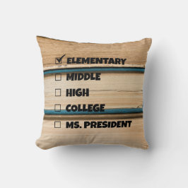 Abschluss der Grundschule Präsidentin Kissen