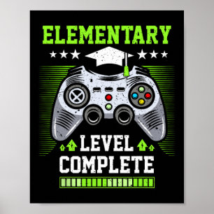 Abschluss der Grundstufe Cl 2025 Gamer Poster