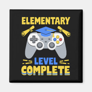 Abschluss der Grundstufe Gaming Gamer Abschluss Magnet
