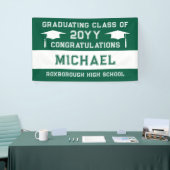 Abschluss der Grünen und Weißen Schule Banner (Messeveranstaltung)