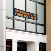 Abschluss der Hochschule - Gratulationsbanner Banner (Äußeres Gebäude)