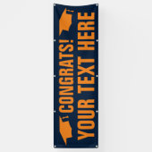 Abschluss der Hochschule - Gratulationsbanner Banner (Vertikal)