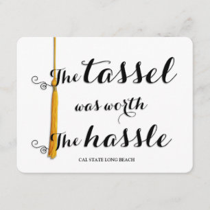 Abschluss der Hochschule / Universität Klasse von  Ankündigung