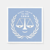 Abschluss der Jurastube Anwalt Napkins Serviette (Vorderseite)