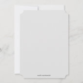 Abschluss der Juristischen Fakultät Einladung (Rückseite)