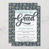 Abschluss der Juristischen Fakultät Einladung Rech (Vorne/Hinten)