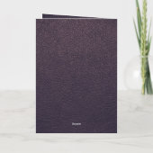 Abschluss der Juristischen Fakultät - elegantes Fo Dankeskarte (Rückseite)