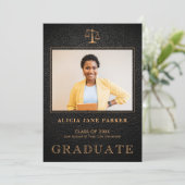 Abschluss der Juristischen Fakultät, Foto Ankündigung (Stehend Vorderseite)