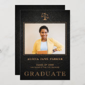 Abschluss der Juristischen Fakultät, Foto Ankündigung (Vorne/Hinten)