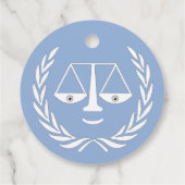 Abschluss der Juristischen Fakultät Geschenkanhänger (Rückseite)