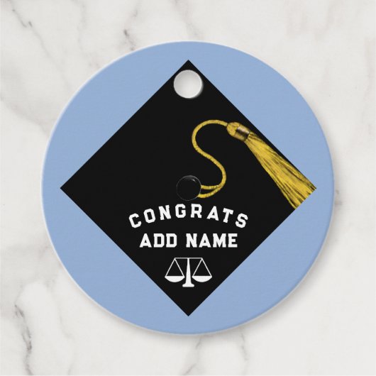 Abschluss der Juristischen Fakultät Geschenkanhänger (Vorderseite)