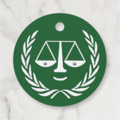 Abschluss der Juristischen Fakultät Geschenkanhänger (Rückseite)