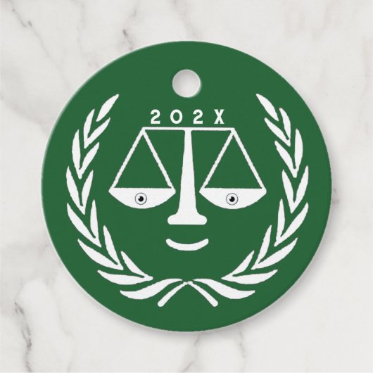 Abschluss der Juristischen Fakultät Geschenkanhänger (Vorderseite)