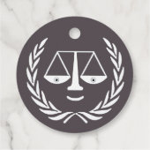 Abschluss der Juristischen Fakultät Geschenkanhänger (Rückseite)