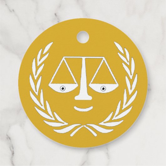 Abschluss der Juristischen Fakultät Geschenkanhänger (Rückseite)