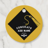 Abschluss der Juristischen Fakultät Geschenkanhänger (Vorderseite)