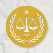 Abschluss der Juristischen Fakultät Geschenkanhänger (Rückseite)