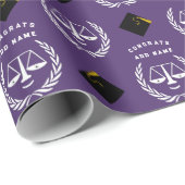 Abschluss der juristischen Fakultät - Geschenkpapi Geschenkpapier (Rolleneckpunkt)