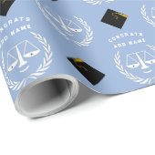 Abschluss der juristischen Fakultät - Geschenkpapi Geschenkpapier (Rolleneckpunkt)