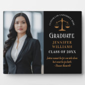 Abschluss der juristischen Fakultät Inspiration Fo Fotoplatte (Vorderseite)