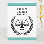 Abschluss der Juristischen Fakultät Karte (Gelbe Blume)