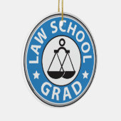 Abschluss der Juristischen Fakultät Keramikornament (Rechts)