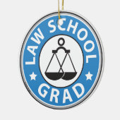 Abschluss der Juristischen Fakultät Keramikornament (Links)