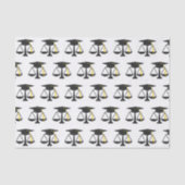 Abschluss der Juristischen Fakultät Seidenpapier (Vorderseite)