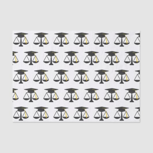 Abschluss der Juristischen Fakultät Seidenpapier (Vorderseite)