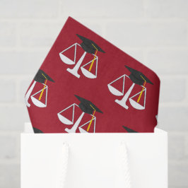 Abschluss der Juristischen Fakultät Seidenpapier