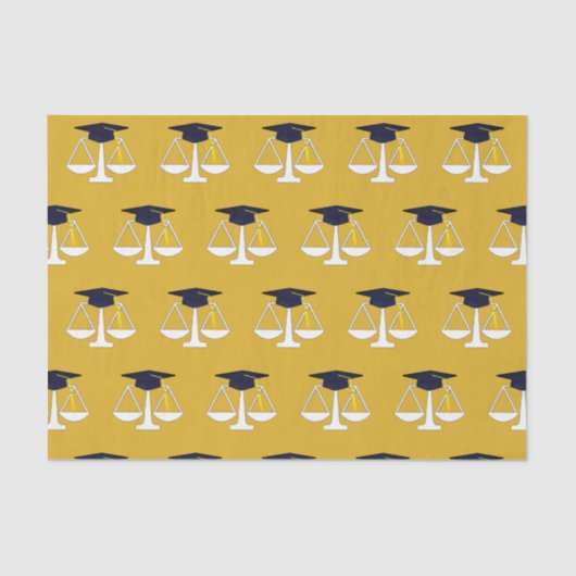 Abschluss der Juristischen Fakultät Seidenpapier (Vorderseite)