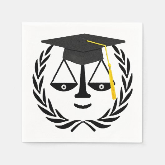 Abschluss der Juristischen Fakultät Serviette (Vorderseite)