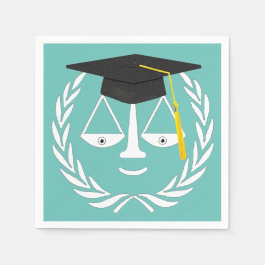 Abschluss der Juristischen Fakultät Serviette (Vorderseite)