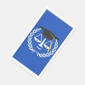 Abschluss der Juristischen Fakultät Serviette (Ecke)