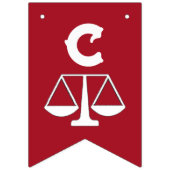 Abschluss der Juristischen Fakultät Wimpelkette (Erste Fahne)