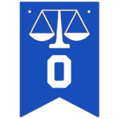 Abschluss der Juristischen Fakultät Wimpelkette (Zweite Fahne)