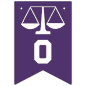 Abschluss der Juristischen Fakultät Wimpelkette (Zweite Fahne)