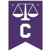 Abschluss der Juristischen Fakultät Wimpelkette (Erste Fahne)