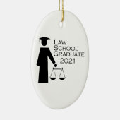 Abschluss der Juristischen Schule 2021 Keramik Ornament (Rechts)