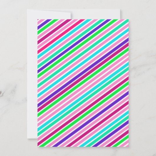 Abschluss der Kinder - Einladung (Rückseite)