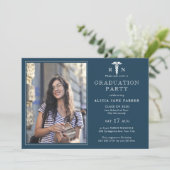 Abschluss der Kindergärten Modernes Foto Einladung (Stehend Vorderseite)