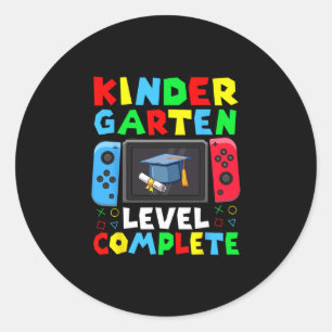 Abschluss der Kindergarten-Stufe Cl 2025 Gam Runder Aufkleber