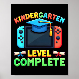 Abschluss der Kindergartenstufe Cl 2025 Junge Poster