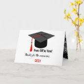 Abschluss der Klasse 2021 Karte (Gelbe Blume)