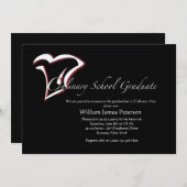 Abschluss der Kochschule Einladung (Vorne/Hinten)