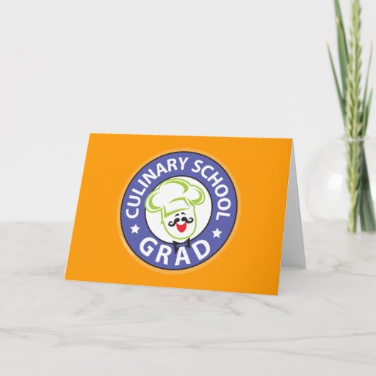 Abschluss der Kochschule Karte (Vorderseite)