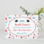 Abschluss der Krankenpflege Ankündigung (Stehend Vorderseite)