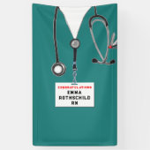 Abschluss der Krankenpflege Banner (Vertikal)