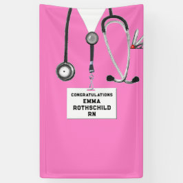 Abschluss der Krankenpflege Banner